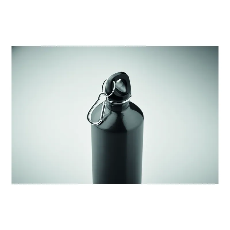 Fiordo – Borraccia sportiva in acciaio inox riciclato 750 ml, colore Nero, vista dettaglio