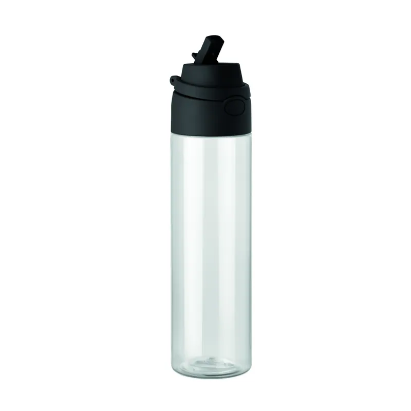 Abisso – Borraccia sportiva in RPET riciclato 700 ml, colore Nero, vista retro