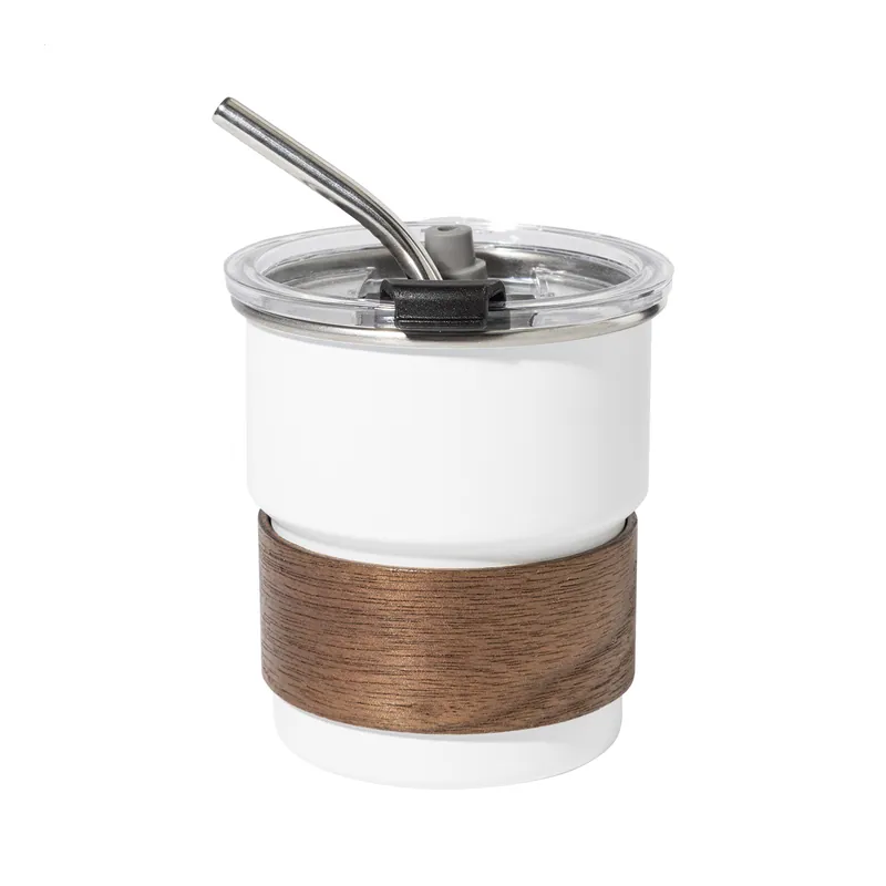 Aurora boreale – Tazza da viaggio in acciaio inox riciclato 260 ml