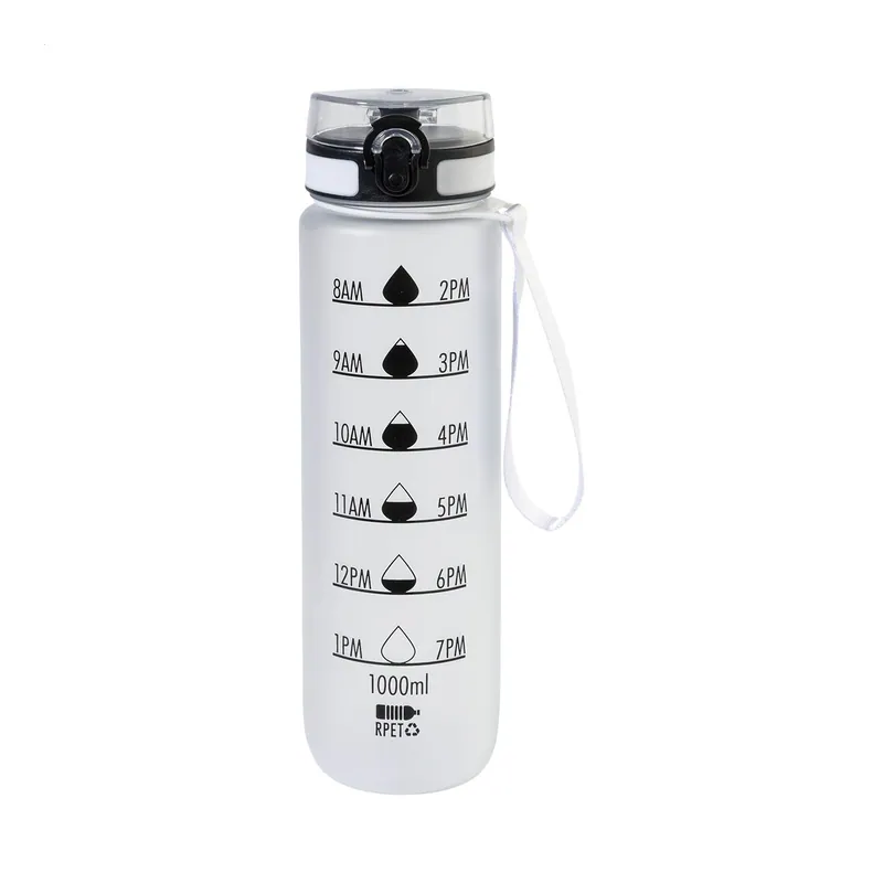 Leccio – Borraccia sportiva in RPET riciclato 1 litro