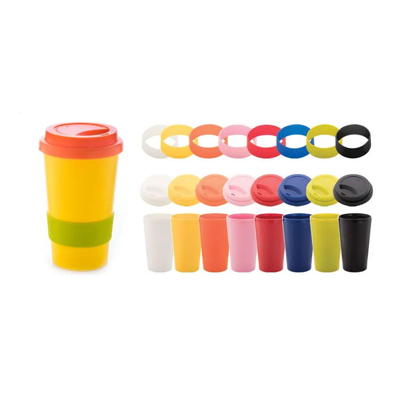Meandro – Tumbler termico in silicone 400 ml, colore Multicolore