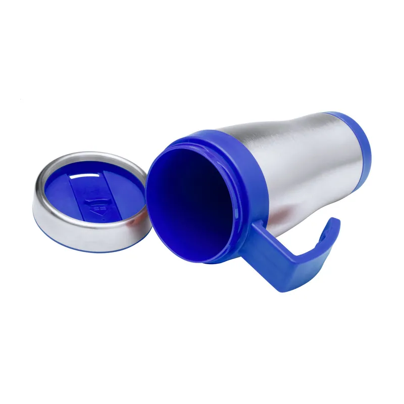 Ligustro – Tumbler termico in acciaio inox 450 ml, colore Blu / Argento