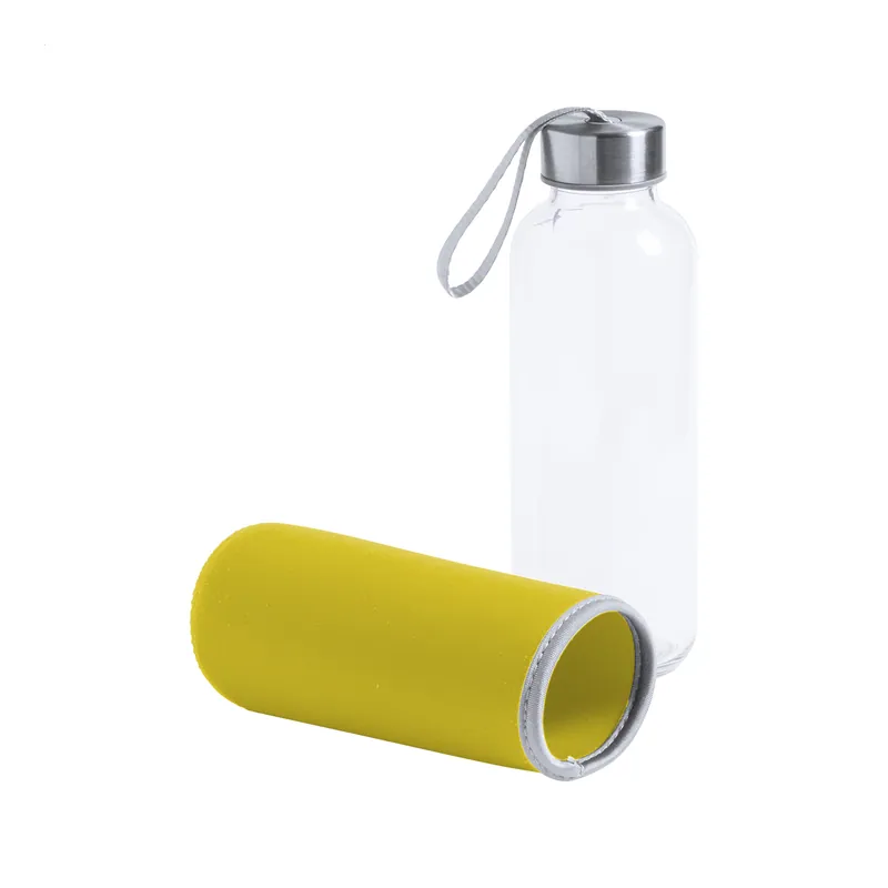 Falesia – Borraccia in vetro 420 ml, colore Giallo