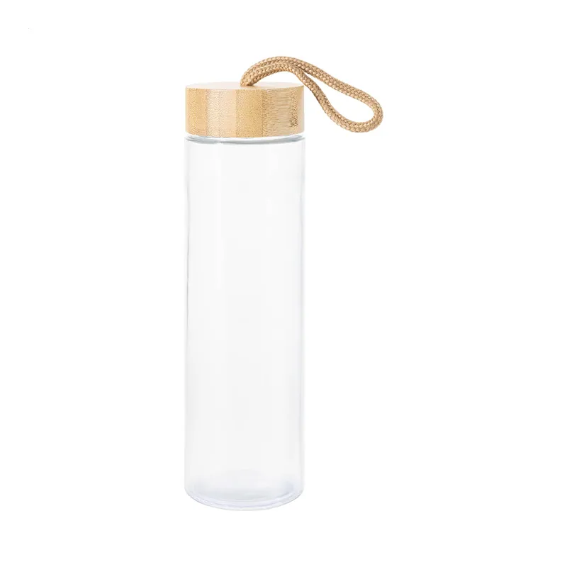 Vite – Borraccia in vetro 530 ml, colore Bianco