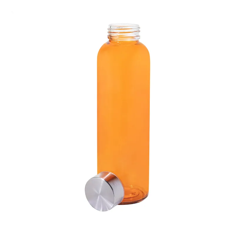 Falò – Borraccia in vetro 500 ml, colore Arancione