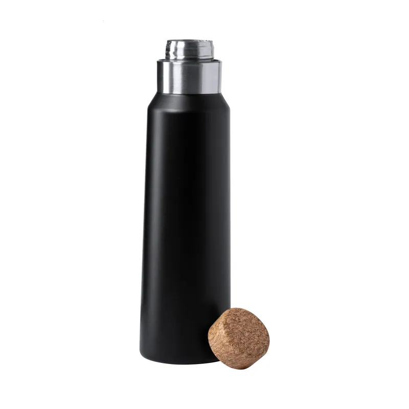 Ghiro – Borraccia in acciaio inox 770 ml, colore Nero