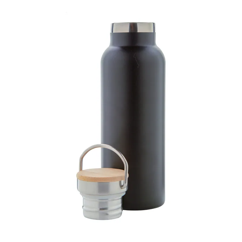 Chiurlo – Borraccia termica in acciaio inox 500 ml, colore Nero