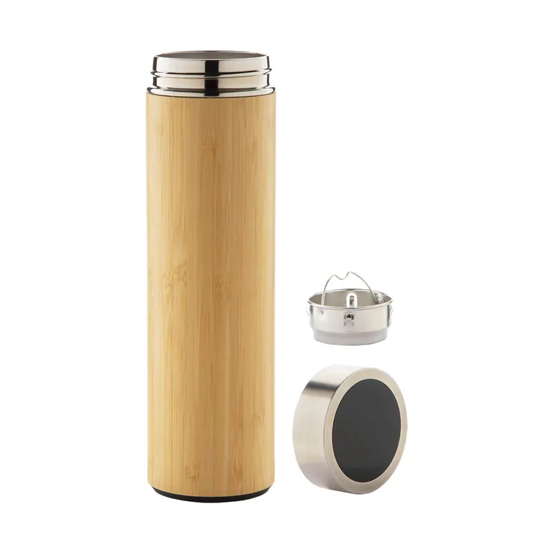 Giacinto – Thermos in acciaio inox 500 ml, colore Naturale