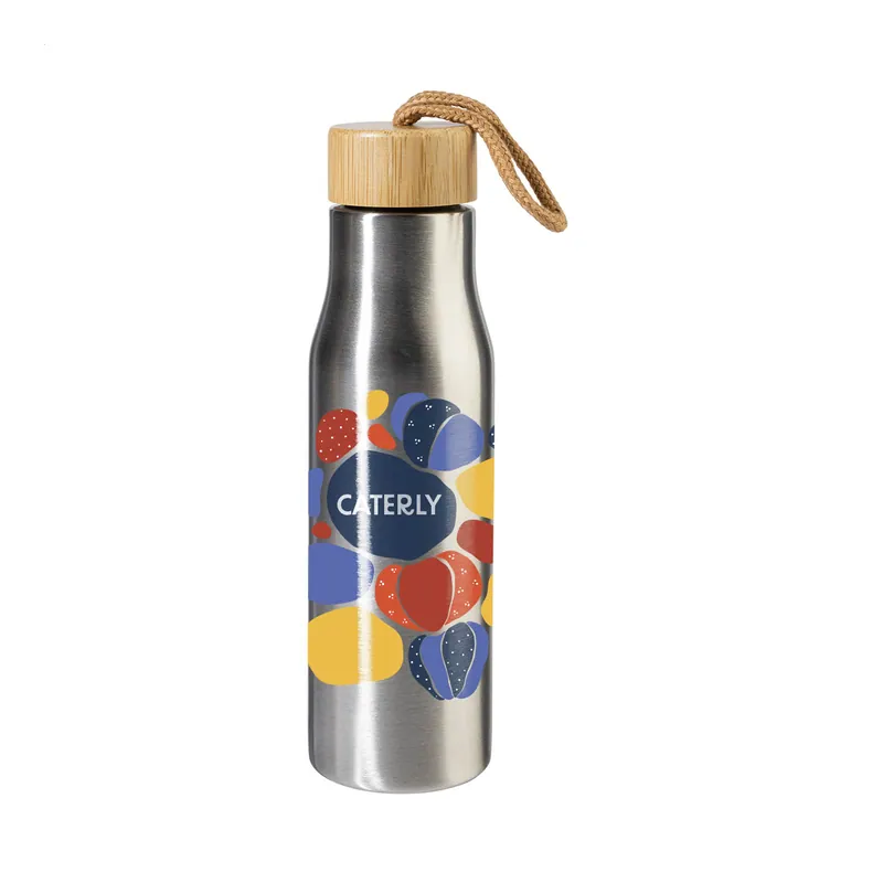 Rombo – Borraccia in acciaio inox 550 ml, colore Argento, vista dettaglio