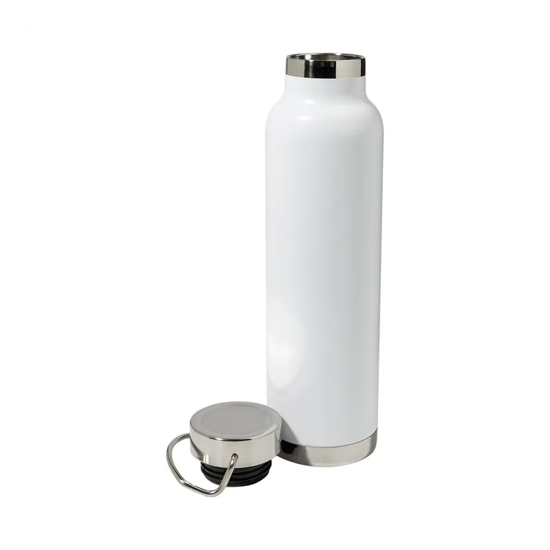 Vaniglia – Borraccia termica in acciaio inox 650 ml, colore Bianco