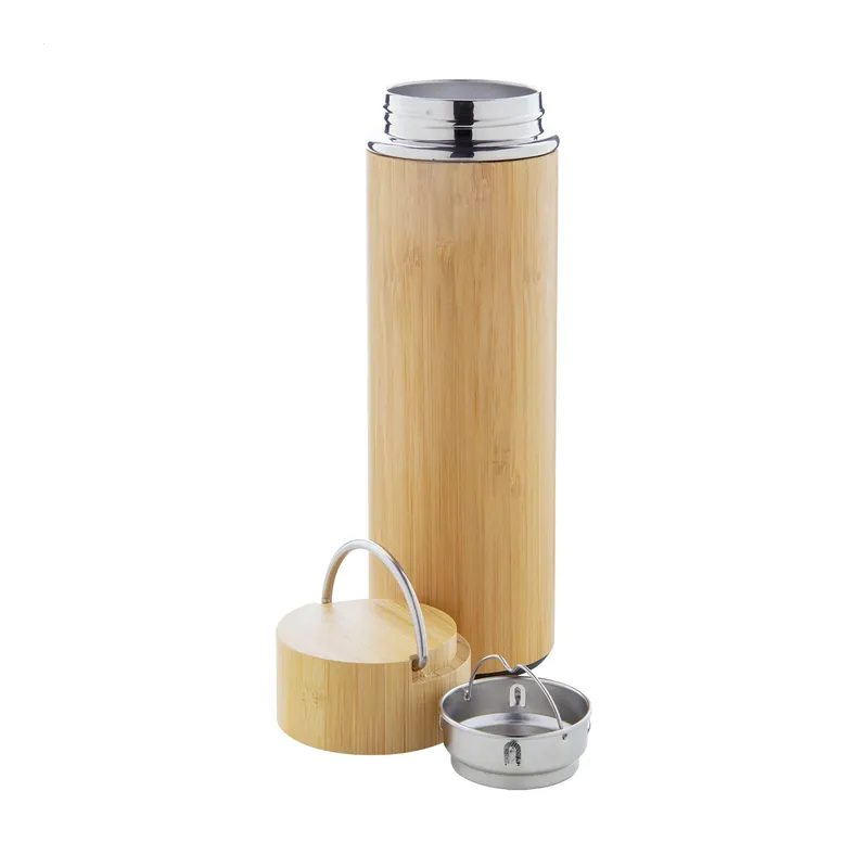 Corteccia – Thermos in acciaio inox 450 ml, colore Naturale