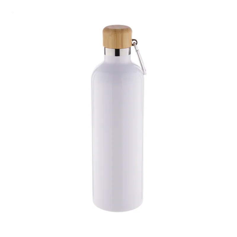 Agrifoglio – Borraccia termica in acciaio inox 500 ml, colore Bianco