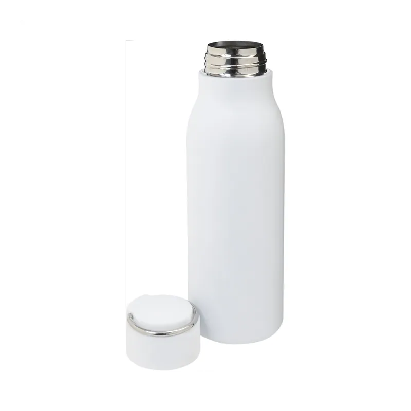 Berillo – Borraccia in acciaio inox 600 ml, colore Bianco