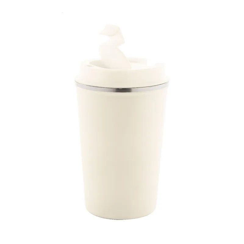 Scoiattolo – Tumbler termico in acciaio inox 350 ml, colore Naturale