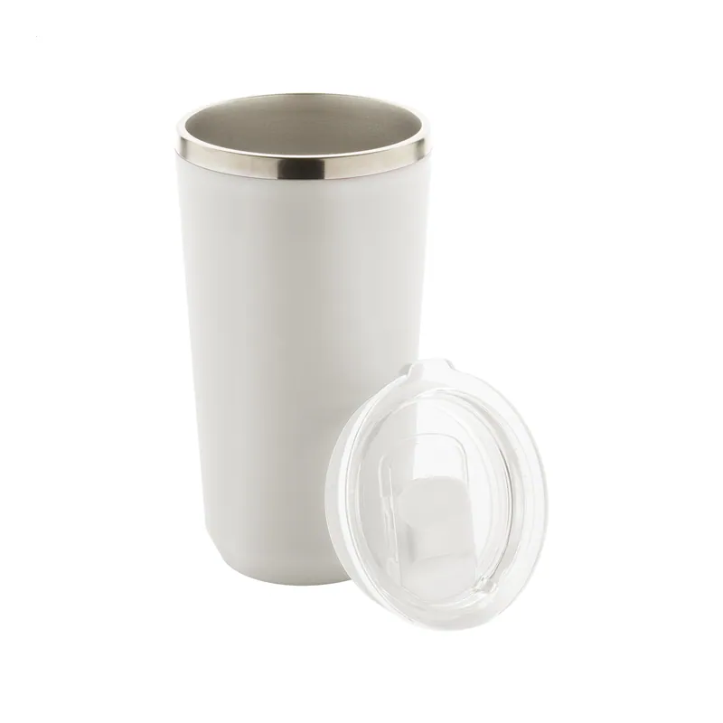 Veronica – Bicchiere riutilizzabile in polipropilene 500 ml, colore Bianco