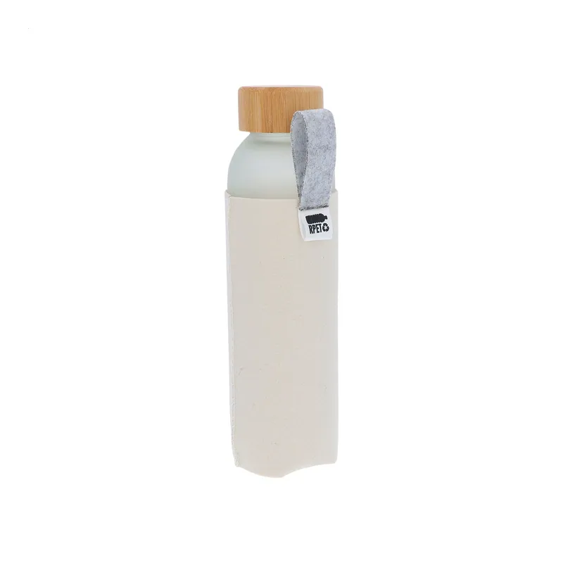 Orso – Borraccia in vetro 500 ml, colore Bianco