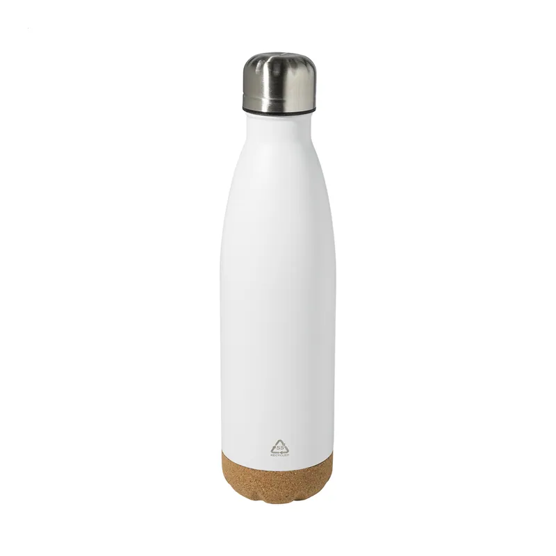 Anfratto – Borraccia termica in acciaio inox riciclato 500 ml, colore Bianco, vista dettaglio