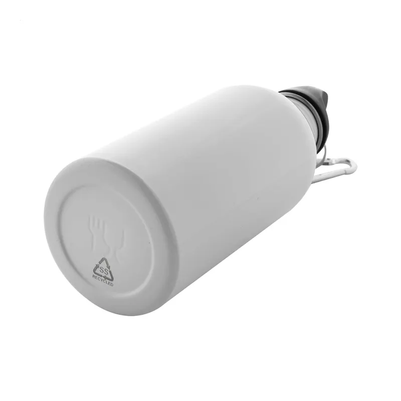 Beccaccia – Borraccia in acciaio inox riciclato 400 ml, colore Bianco