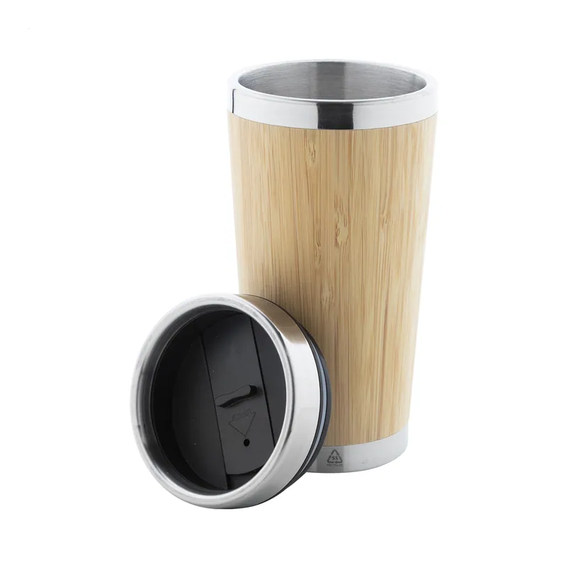 Gambero – Tumbler termico in bambù 500 ml, colore Naturale
