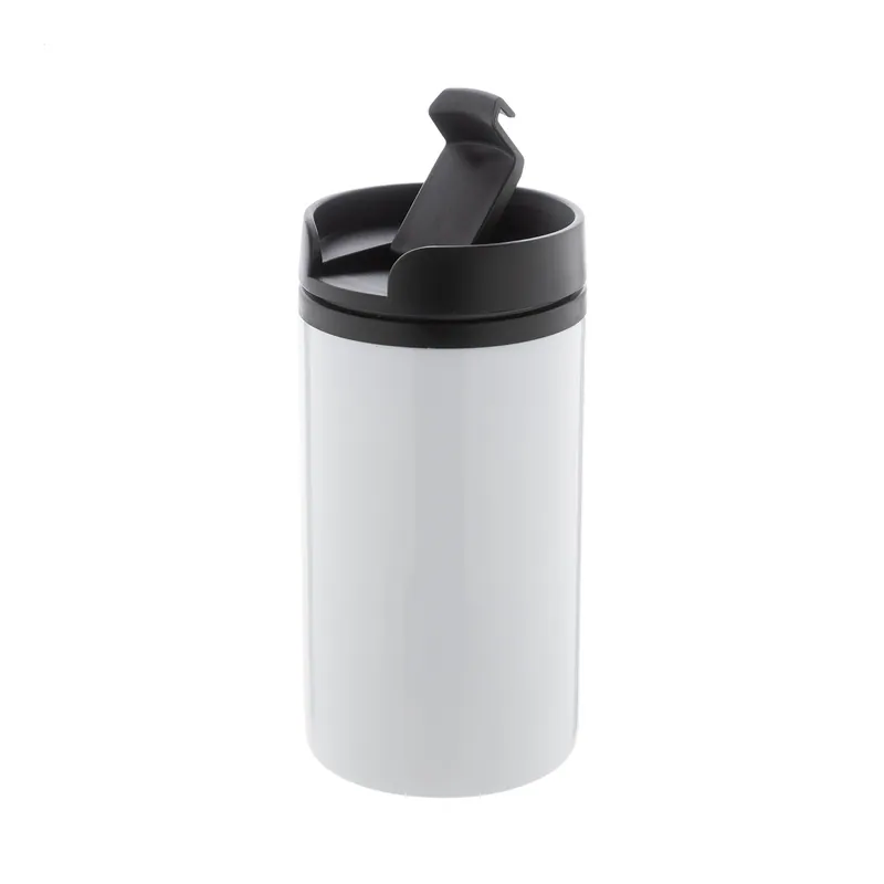Spigola – Tumbler termico in acciaio inox riciclato 250 ml, colore Bianco