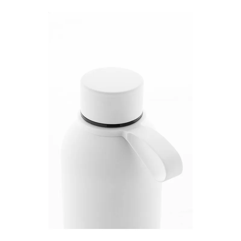Topazio – Borraccia termica in acciaio inox riciclato 500 ml, colore Bianco