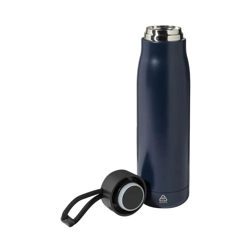Ansa – Borraccia termica in acciaio inox riciclato 500 ml, colore Blu scuro