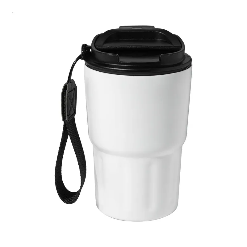 Argine – Tumbler termico in acciaio inox riciclato 350 ml, colore Bianco