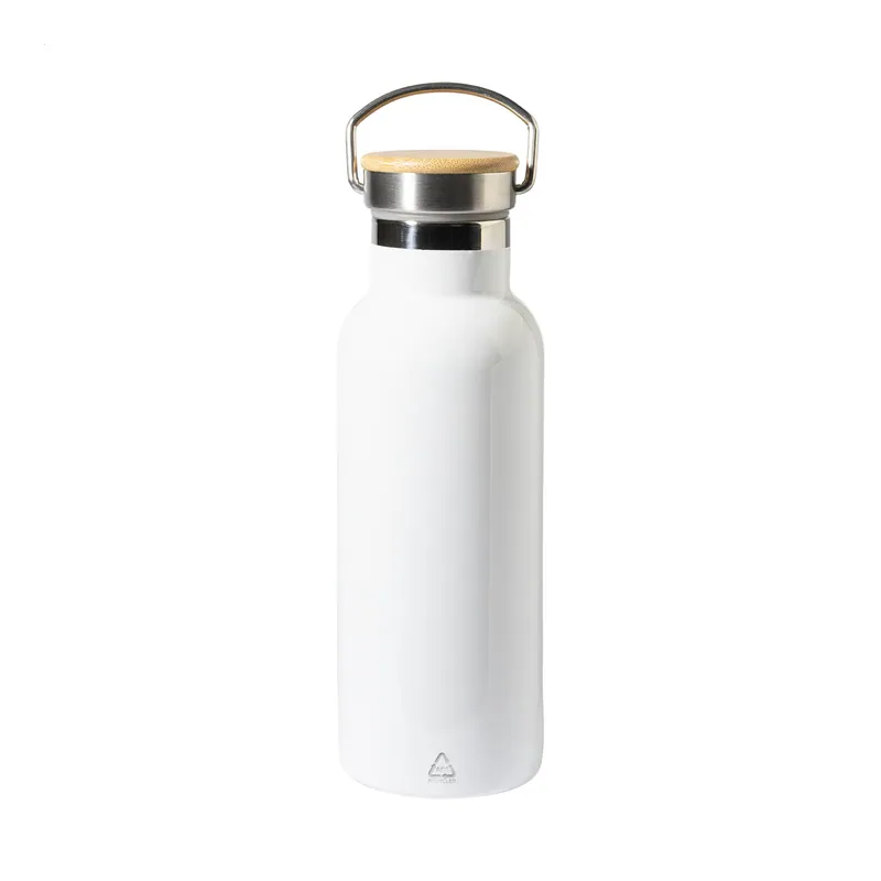 Ape – Borraccia termica in acciaio inox riciclato 500 ml, colore Bianco