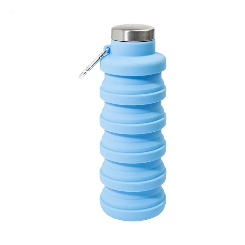 Tamerice – Borraccia in silicone 500 ml, colore Blu