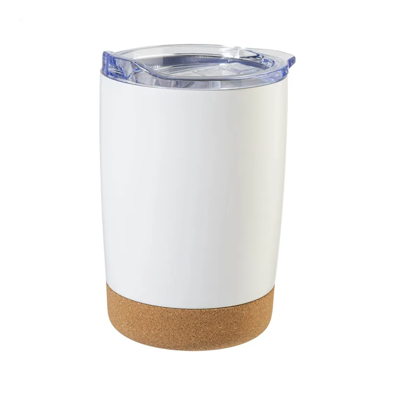 Begonia – Tumbler termico in acciaio inox 380 ml, colore Bianco