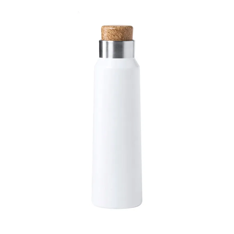 Ghiro – Borraccia in acciaio inox 770 ml, colore Bianco, vista fronte