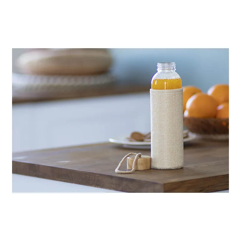 Fringuello – Borraccia in vetro 500 ml, colore Naturale
