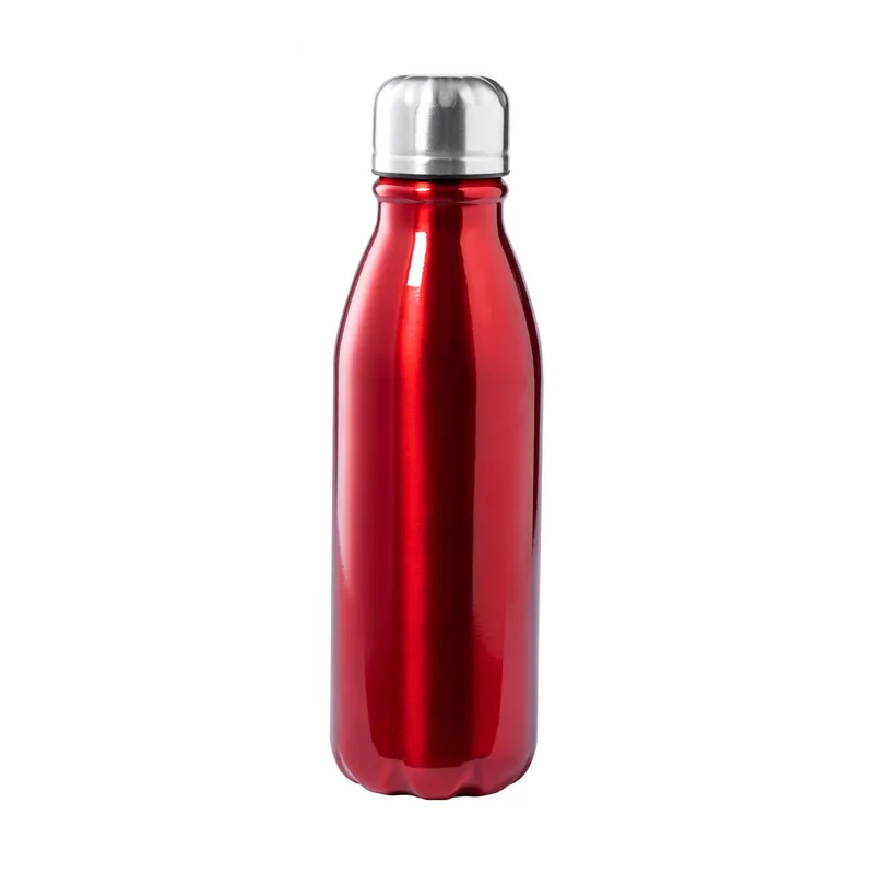 Maggiorana – Borraccia in alluminio 550 ml, colore Rosso, vista fronte
