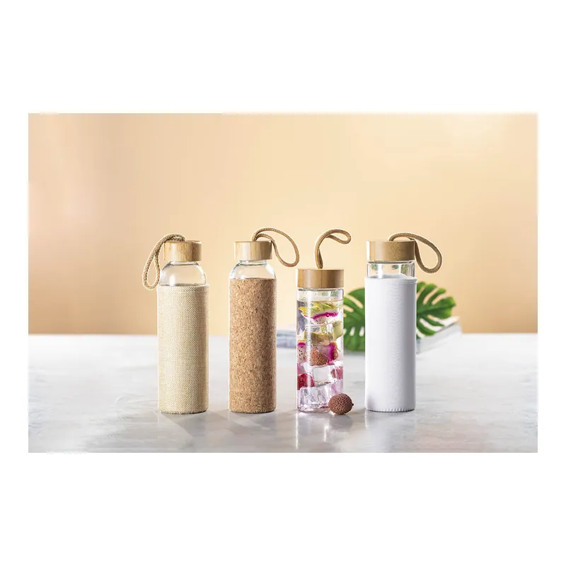 Fico – Borraccia in vetro 500 ml, colore Naturale