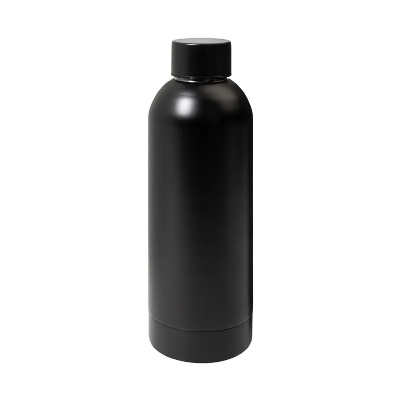 Madrepora – Borraccia in acciaio inox 800 ml, colore Nero, vista fronte