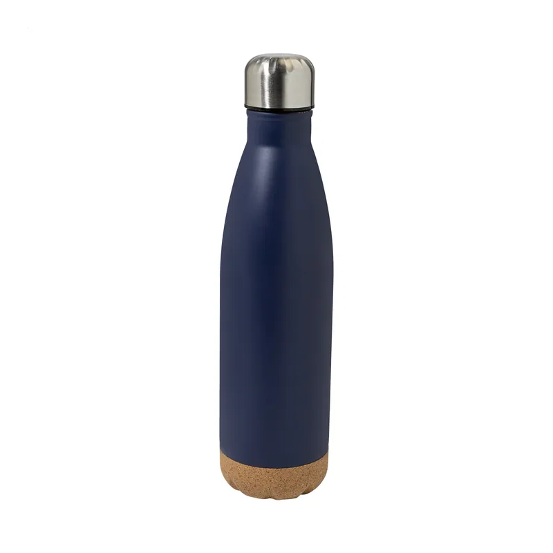 Granato – Borraccia in acciaio inox 750 ml, colore Blu scuro, vista fronte