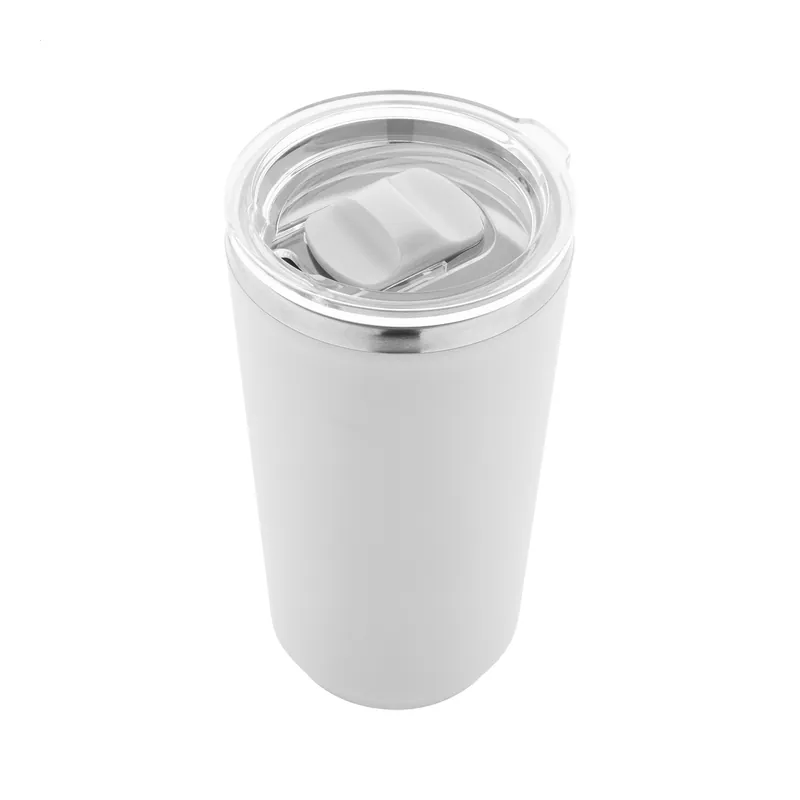 Veronica – Bicchiere riutilizzabile in polipropilene 500 ml, colore Bianco