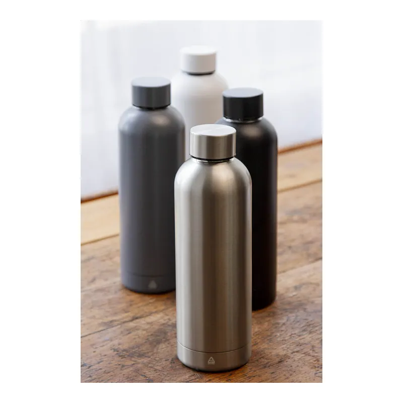 Picchio – Borraccia termica in acciaio inox riciclato 500 ml, colore Bianco