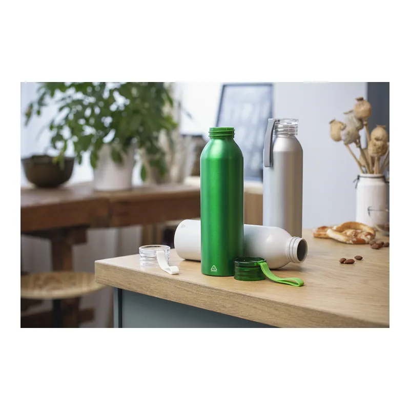 Arpeggio – Borraccia in alluminio 600 ml, colore Bianco