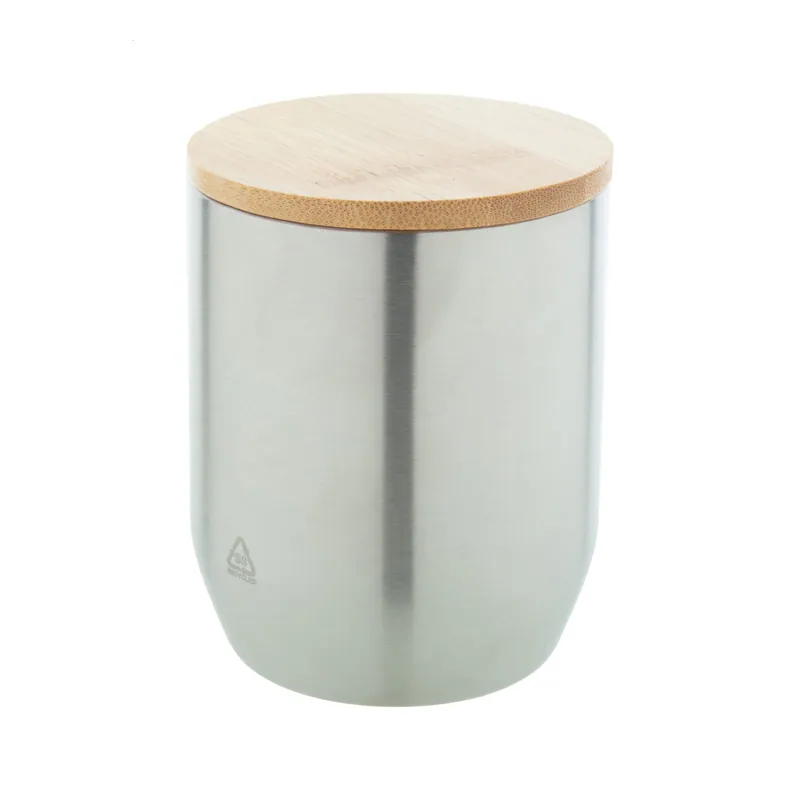 Foce – Tumbler termico in acciaio inox riciclato 300 ml, colore Argento