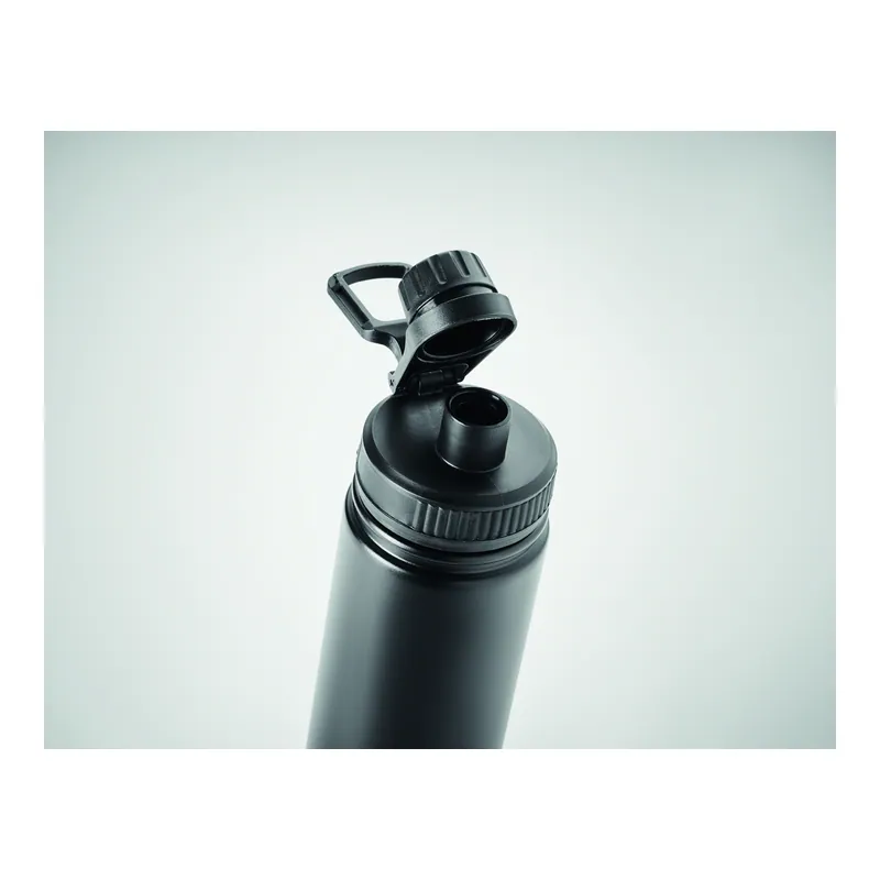 Salvia – Thermos in acciaio inox 500 ml, colore Nero, vista aperta