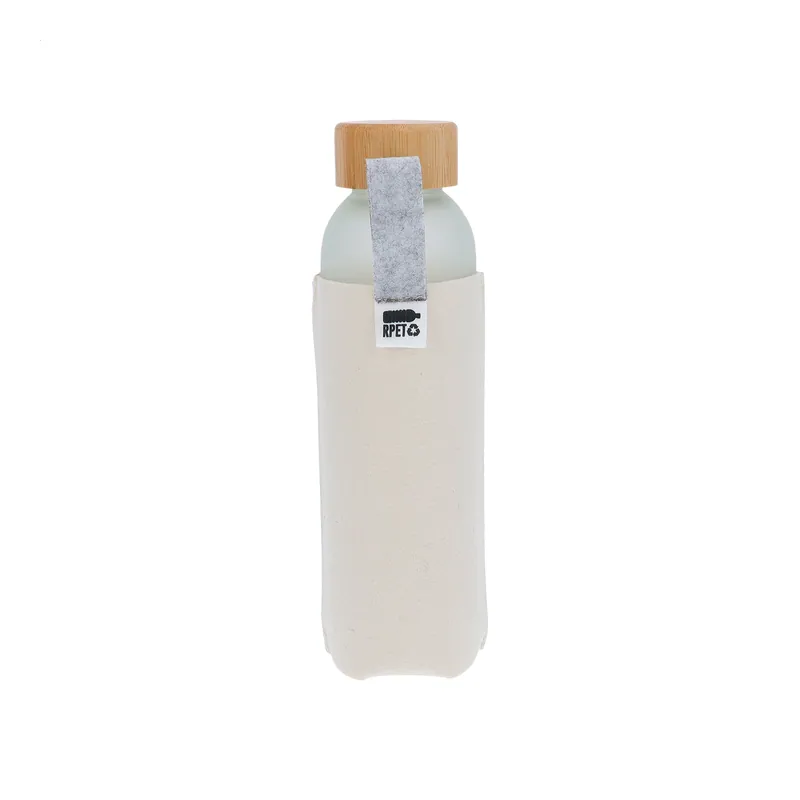 Orso – Borraccia in vetro 500 ml, colore Bianco