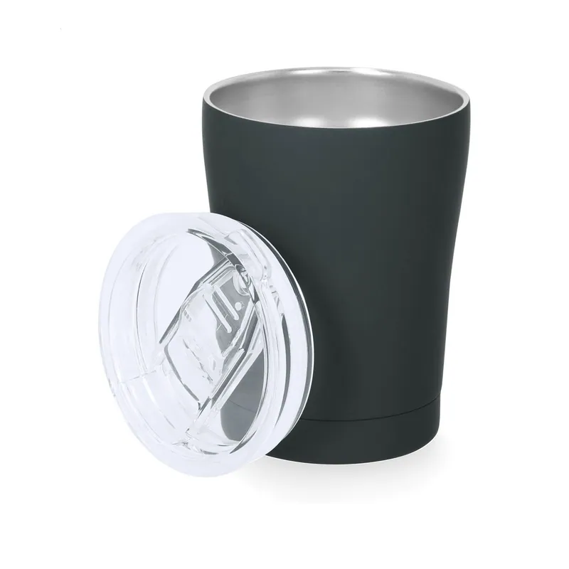 Pervinca – Tumbler termico in acciaio inox 350 ml, colore Grigio