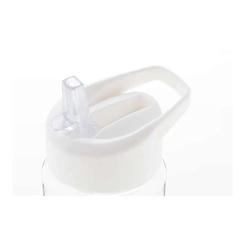 Nocciolo – Borraccia sportiva in RPET riciclato 650 ml, colore Bianco