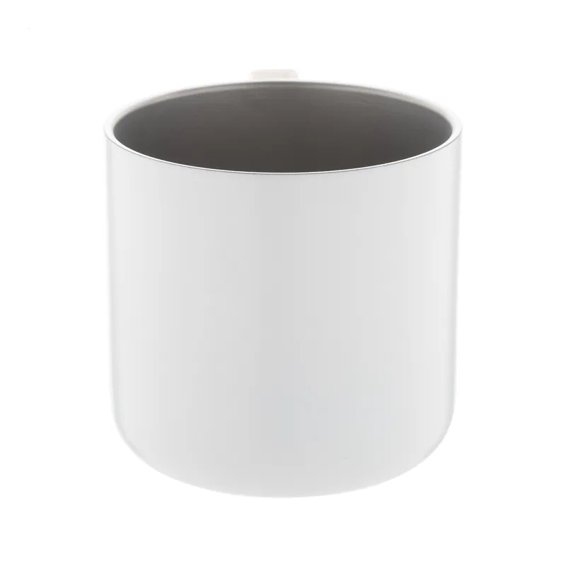 Seppia – Tumbler termico in acciaio inox riciclato 350 ml, colore Bianco