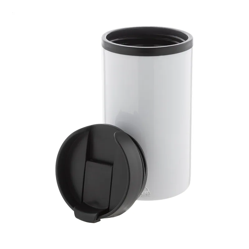 Spigola – Tumbler termico in acciaio inox riciclato 250 ml, colore Bianco