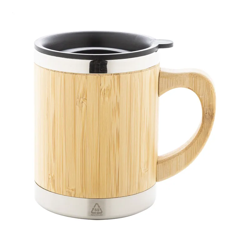 Guglia – Tumbler termico in bambù 300 ml, colore Naturale