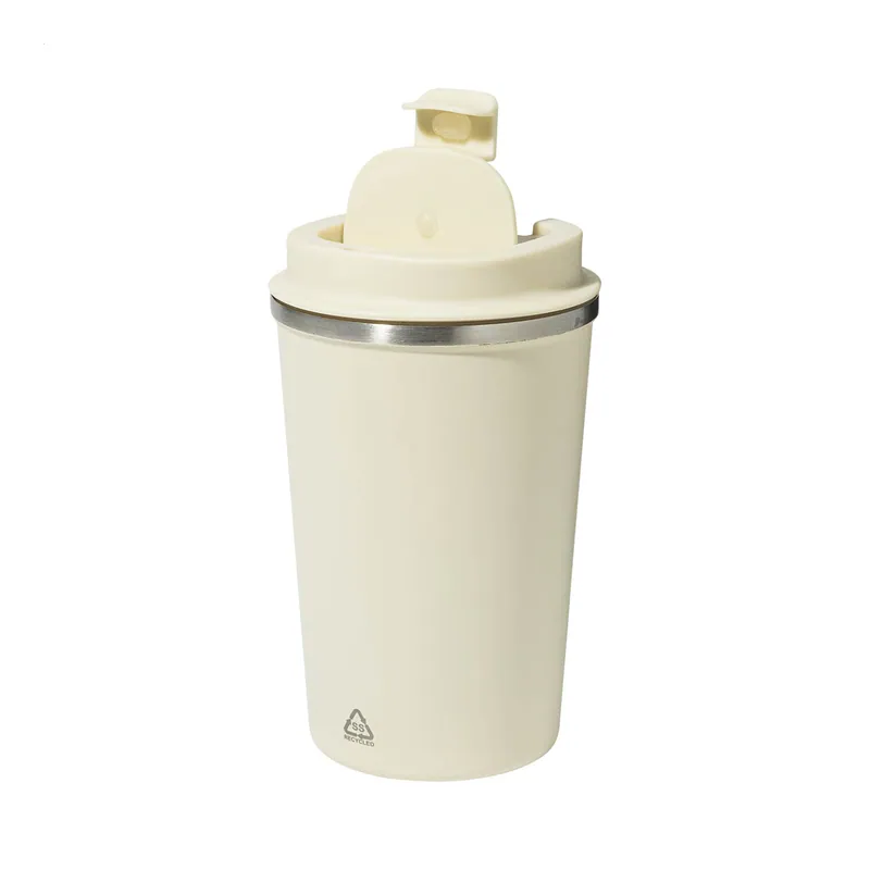 Ricciola – Tumbler termico in acciaio inox riciclato 350 ml, colore Naturale