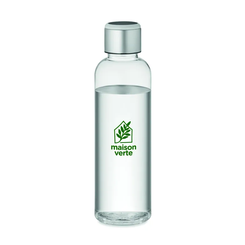 Verbena – Set con borraccia in Tritan 500 ml, colore Trasparente, esempio di stampa