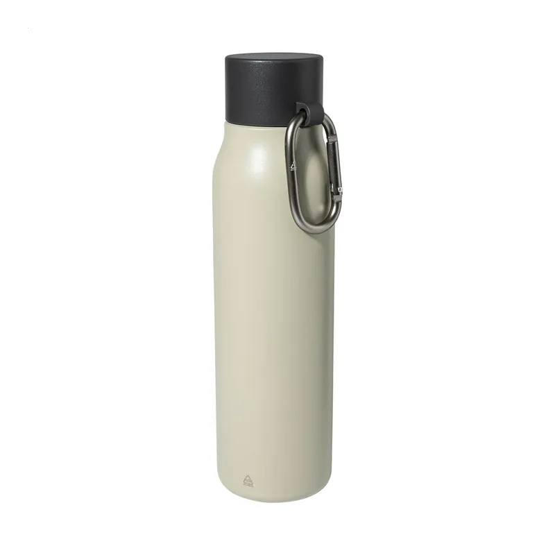 Nespolo – Borraccia termica in acciaio inox riciclato 500 ml, colore Naturale